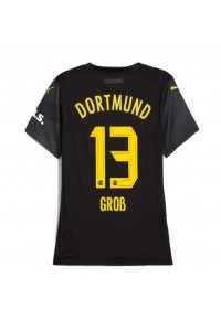 Borussia Dortmund Pascal Gross #13 Fotballdrakt Borte Klær Dame 2024-25 Korte ermer